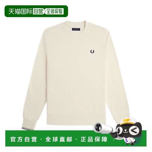 FRED PERRY 男士针织衫 M753568C AW2026 白色 圆【付后1h可退】