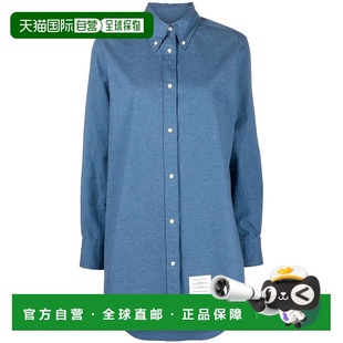 AW2023 THOM FDSE33AF0351440 女士衬衫 蓝色 BROWNE