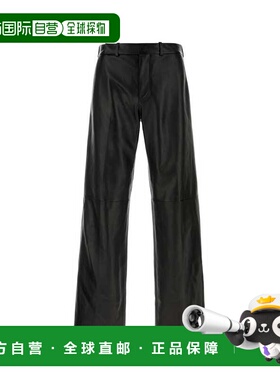 FENDI 男士休闲裤 FPP867AQOIF0GME SS2026 黑色 Black nappa lea