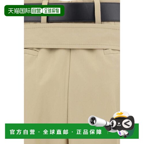1h可退 PRADA 女士休闲裤 P230IKSOOO14ZGF0065 SS2025 浅棕色