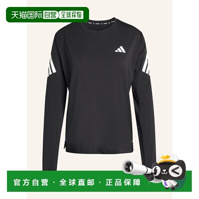 ADIDAS 女士T恤 100295164813000 CO 黑色 Running shirt ADI365