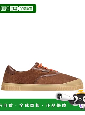 MONCLER 男士运动鞋 L109A4M00320M9465253 CO 棕色