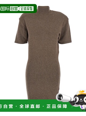 1h可退 潮奢 Jacquemus 女士 'La Maille Castagna' 长袍棕色高罗