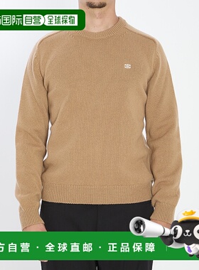 CELINE 男士针织衫 2AC85048T02CM AW2025 浅棕色 Crewneck sweat