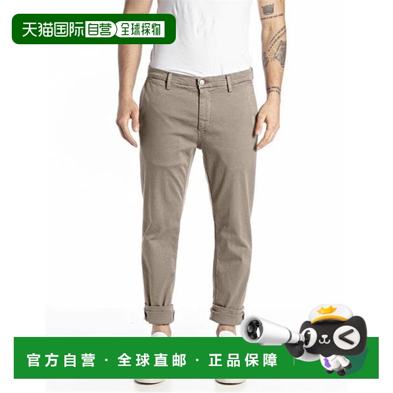 1h可退 潮奢 Replay 男士 Hyperflex Zeumar 修身斜纹棉布裤