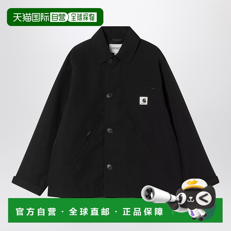1h可退 潮奢 CARHARTT WIP 女士 Barnett 黑色夹克 I035148NY89