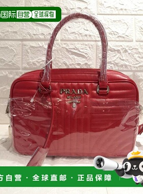 PRADA 女士斜挎包 1BB1132D91ROSSO SS2025 红色 徽标单肩包