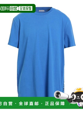 1h可退 潮奢 Moncler 盟可睐 男士 T恤 blue蓝色 舒适时尚