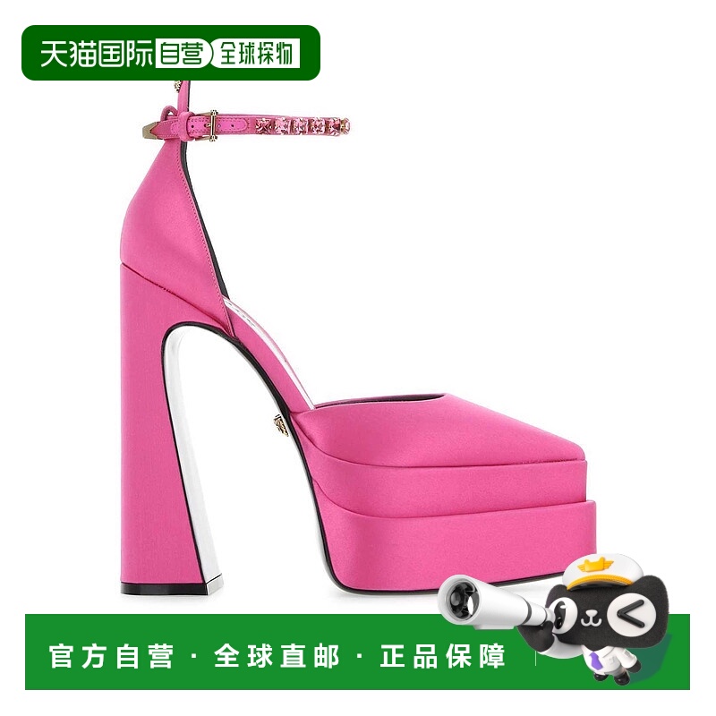 1h可退 VERSACE 女士高跟鞋 10068991A008681PI3VPINK SS2025