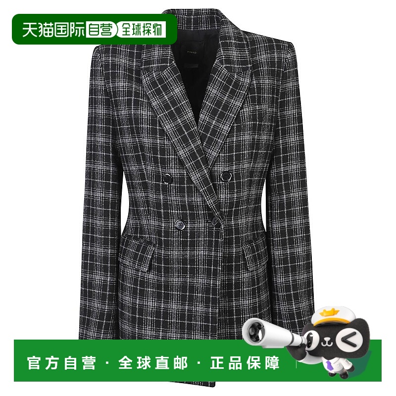 1h可退 PINKO 女士外套 106072A36M AW2025 黑色 Pinko Jacket