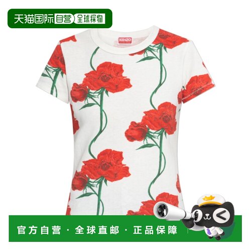 KENZO 女士T恤 FG52TS2124SK02 SS2026 花色 短袖【付后1h可退】