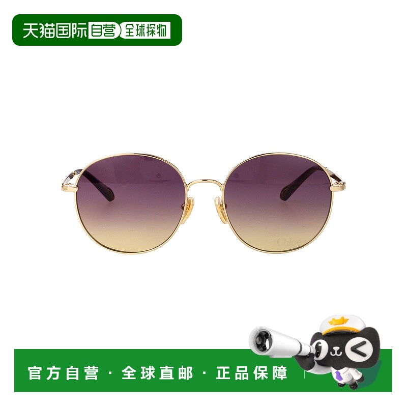 1h可退 CHLOÉ 女士太阳镜 CH0325S001 AW2025 金色 Sunglasses