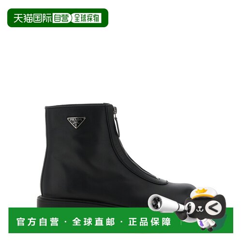 PRADA 女士靴子 1T328OF050UZEF0002 AW2026 黑色 LEATHER BOOTS