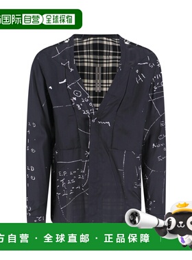 潮奢 rick owens 瑞克 欧文斯 男士 黑色衬衫 RU01F2290KP1CP0911