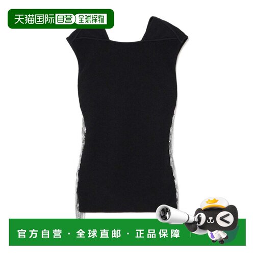 JIL SANDER 女士背心吊带露背 J03NC0277001BLACK AW2024