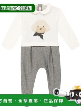 1h可退 潮奢 il gufo 婴儿 棉混纺连体衣童装 grey灰色 舒适时尚