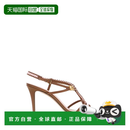 FENDI 女士凉鞋 8X8984AWL8F1VP6 SS2026 棕色高跟 SANDALI