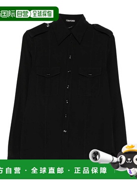 1h可退 TOM FORD 女士衬衫 CA3310FAX1521LB999 AW2025 黑色