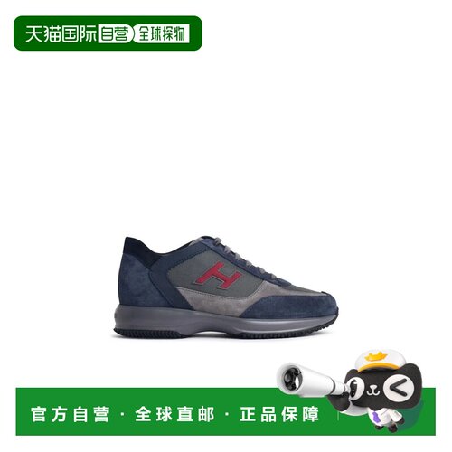 HOGAN 男士运动鞋 HXM00N0Q101N7728S2 AW2024 黑【付后1h可退】