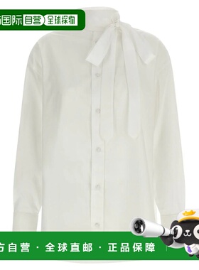 KENZO 女士衬衫 FG52CH2799LF01 SS2026 白色 Shirt with decorat