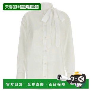 KENZO 女士衬衫 FG52CH2799LF01 SS2026 白色 Shirt with decorat
