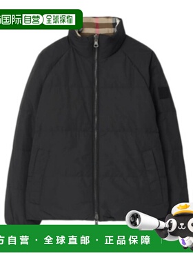 BURBERRY 女士夹克 81052131 AW2025 黑色 Zippered cotton jacke