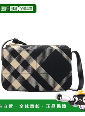 BURBERRY 女士斜挎包 81033771 AW2024 黑色 Snip 斜挎包单肩包