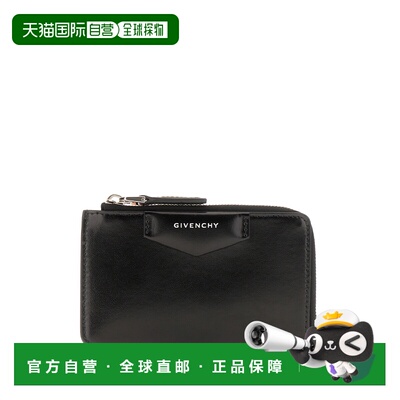 1h可退 GIVENCHY 女士钱包 BB60KEB00D001 CO 黑色 Black leather