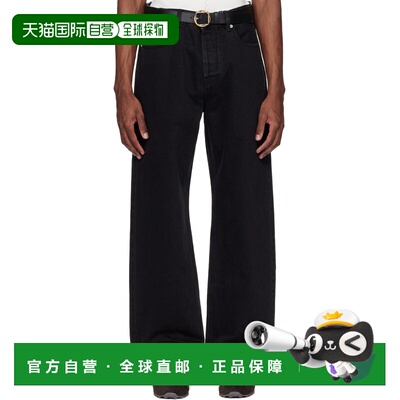 Jacquemus 男士 黑色 The straight de-Nîmes denim 牛仔裤 25HPA