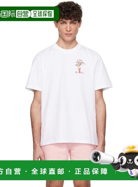 1h可退 潮奢 Casablanca 男士 白色 Nature Teacher T 恤 MPS25JT