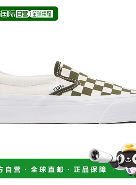 1h可退 潮奢 Vans 范斯 女士 灰白色 & 绿色 LX Classic Slip-On