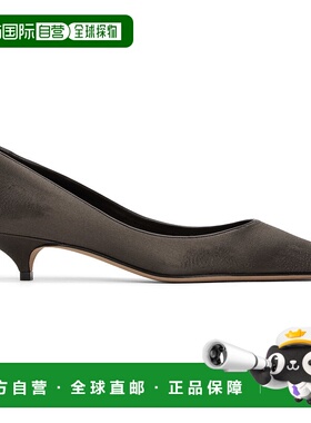 1h可退 潮奢 The Row 女士 棕色 Liisa Kitten 中跟鞋 F1542W326