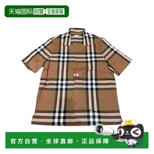 81042011 AW2025 棕色 BURBERRY 男装 衬衫 短袖 男士