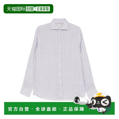 BRUNELLO CUCINELLI 男士衬衫 MA6860627C102LIGHTGREY