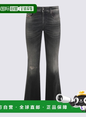 1h可退 潮奢 Diesel 迪赛 女士 黑色牛仔裤 A1100309N1602喇叭裤