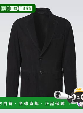 1h可退 潮奢 Brioni 布里奥尼 男士 Monti 单排扣绒面革西装外套