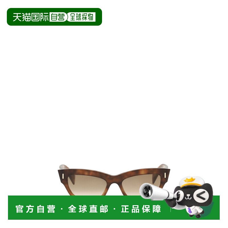 潮奢 mcqueen 亚历山大 麦昆 女士 猫眼太阳眼镜 872845J0749