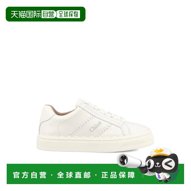 CHLOÉ女士运动鞋 CHC23W953GQ101P25 SS2025白色 Chloe Sneaker