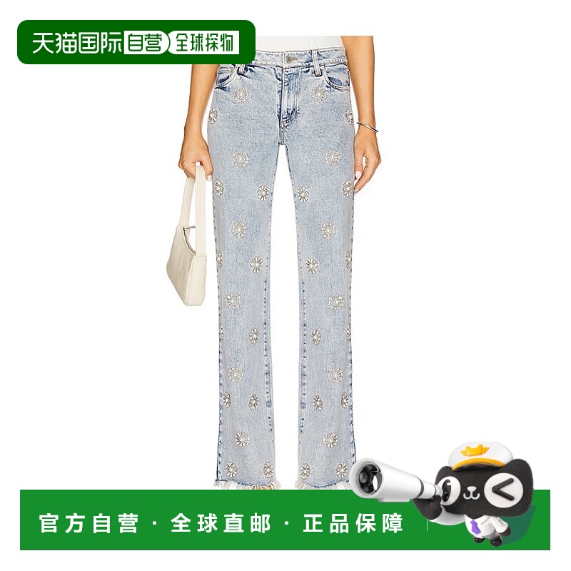 1h可退 潮奢 ALICE&OLIVIA 爱丽丝+ 奥利维亚 女士 Roxie 喇叭型