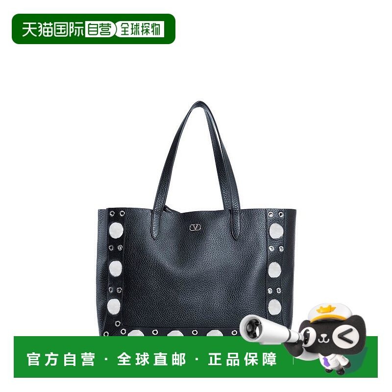 1h可退 VALENTINO 女士手提包 YB0D59VIP0NO SS2025 黑色 VLog手
