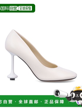 LOEWE 女士高跟鞋 LLSTS01X032100 AW2025 白色 Toy pump一脚蹬