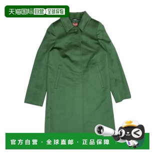 1h可退 MAX MARA 女士外套 6086324906006 AW2021 绿色 CIRO徽标