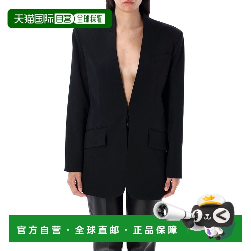 1h可退 潮奢 The Attico 女士 羊毛华达呢夹克 WCG00087WWW065AA