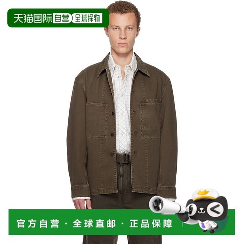 1h可退 潮奢 Lemaire 男士 绿色 Workwear 牛仔夹克 OV1024LD1063