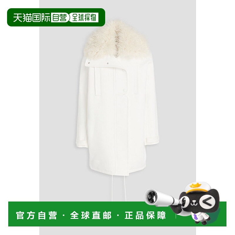 1h可退 潮奢 Courreges 女士 斜纹布大衣 322CMA048PL0077HERITAG