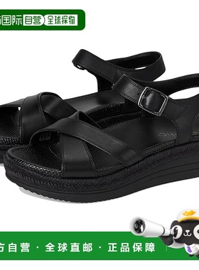 1h可退 潮奢 Vionic 女士 Mar 踝带凉拖 black黑色 舒适时尚