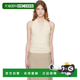 1h可退 潮奢 Baserange 女士 灰白色 Cinder 绕颈上装 TTCHRBEXSP