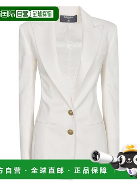 BALMAIN 女士西服 CF1SE055VE170FA AW2024 白色外套西装
