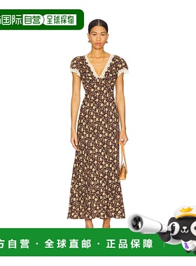 1h可退 潮奢 RIXO 女士 Clarice 连衣裙 0100176232506745