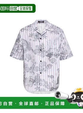 VERSACE 男士衬衫 10202931A150395UF80 AW2025 浅蓝色